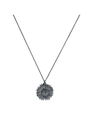 You Are My Sunshine Sunflower Pendant Necklace Opens Love Fashion Jewelry Women